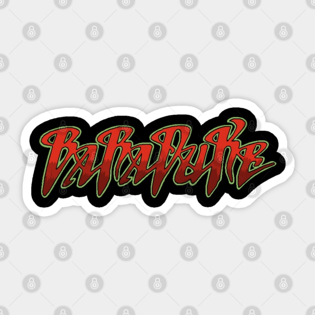 Baraduke Logo T-Shirt Sticker by En.ReSourcer